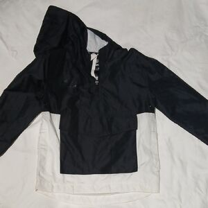 Umbro Kids Black and White Raincoat